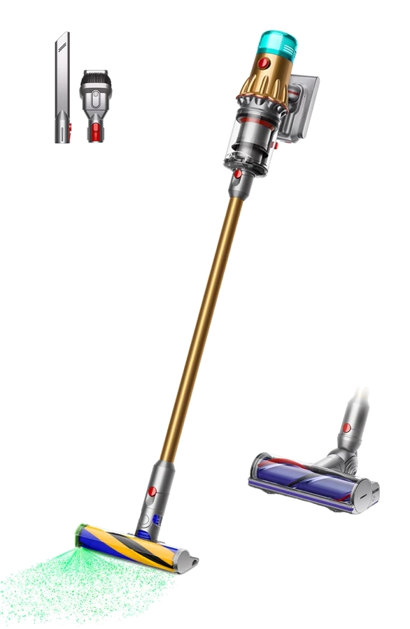 Dyson Пылесос V12 Detect Slim Absolute — Gold/Nickel