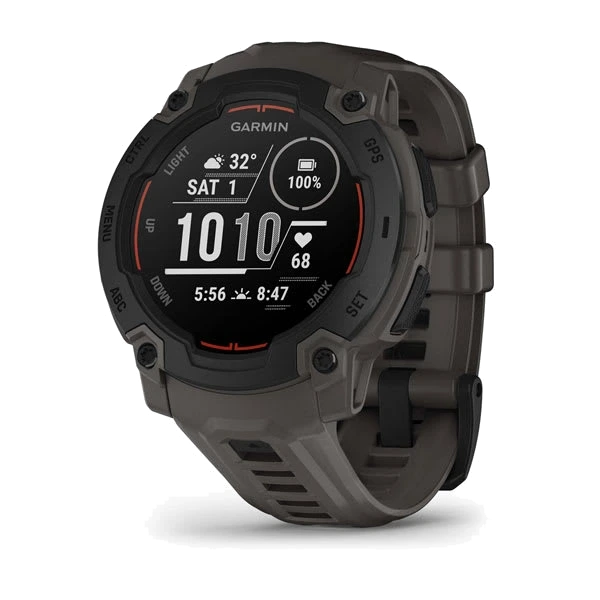 Часы Garmin Instinct E 45 мм — Black with Charcoal Band