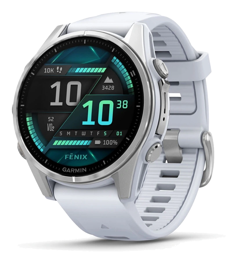 Garmin Fenix 8 — AMOLED Silver / Whitestone