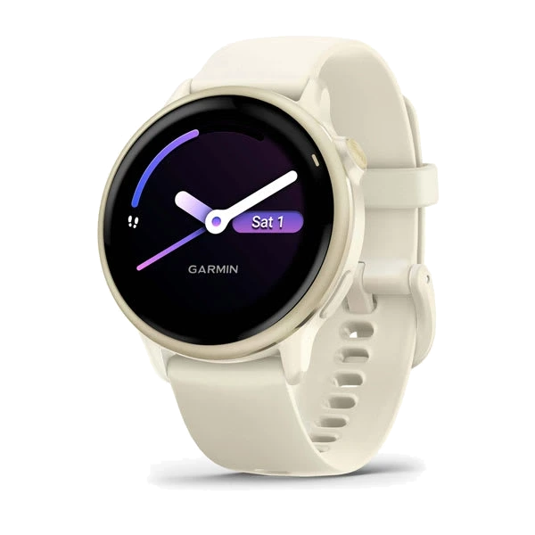 Часы Garmin vivoactive 6 — Lunar Gold with Bone Band