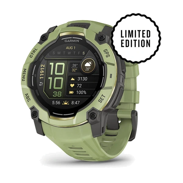 Часы Garmin Instinct 3 50 мм, AMOLED — Fern Green with Fern Green Band