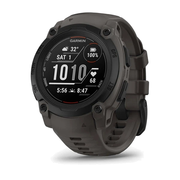 Часы Garmin Instinct E 40 мм — Black with Charcoal Band