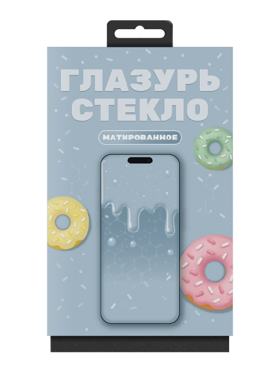 Защитное стекло Глазурь · для iPhone Air · Матовое — иллюстрация серии/упаковки
