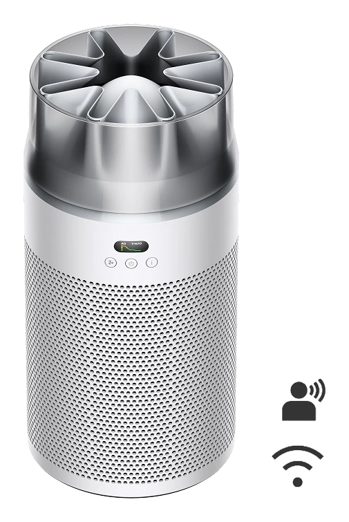 Dyson Очиститель воздуха HushJet Purifier Compact HJ10 — White/Silver