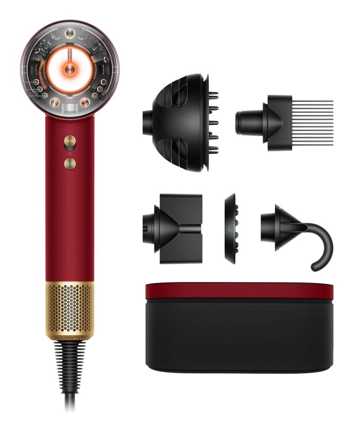 Dyson Фен Supersonic HD16 — Red Velvet/Gold