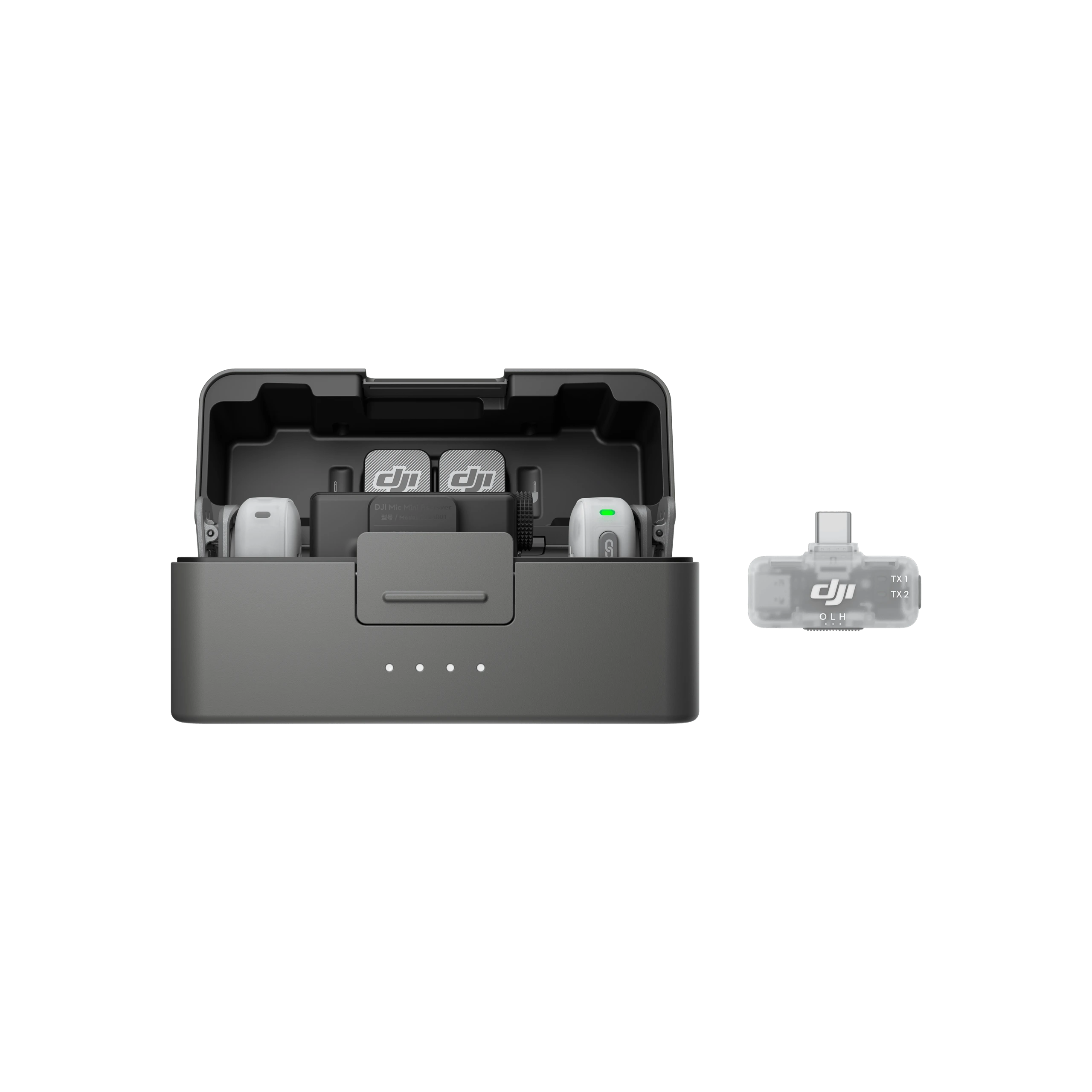 DJI Mic Mini 2 — DJI Mic Mini 2 (2 TX + 1 RX + Charging Case) + DJI Mic Series Mobile Receiver
