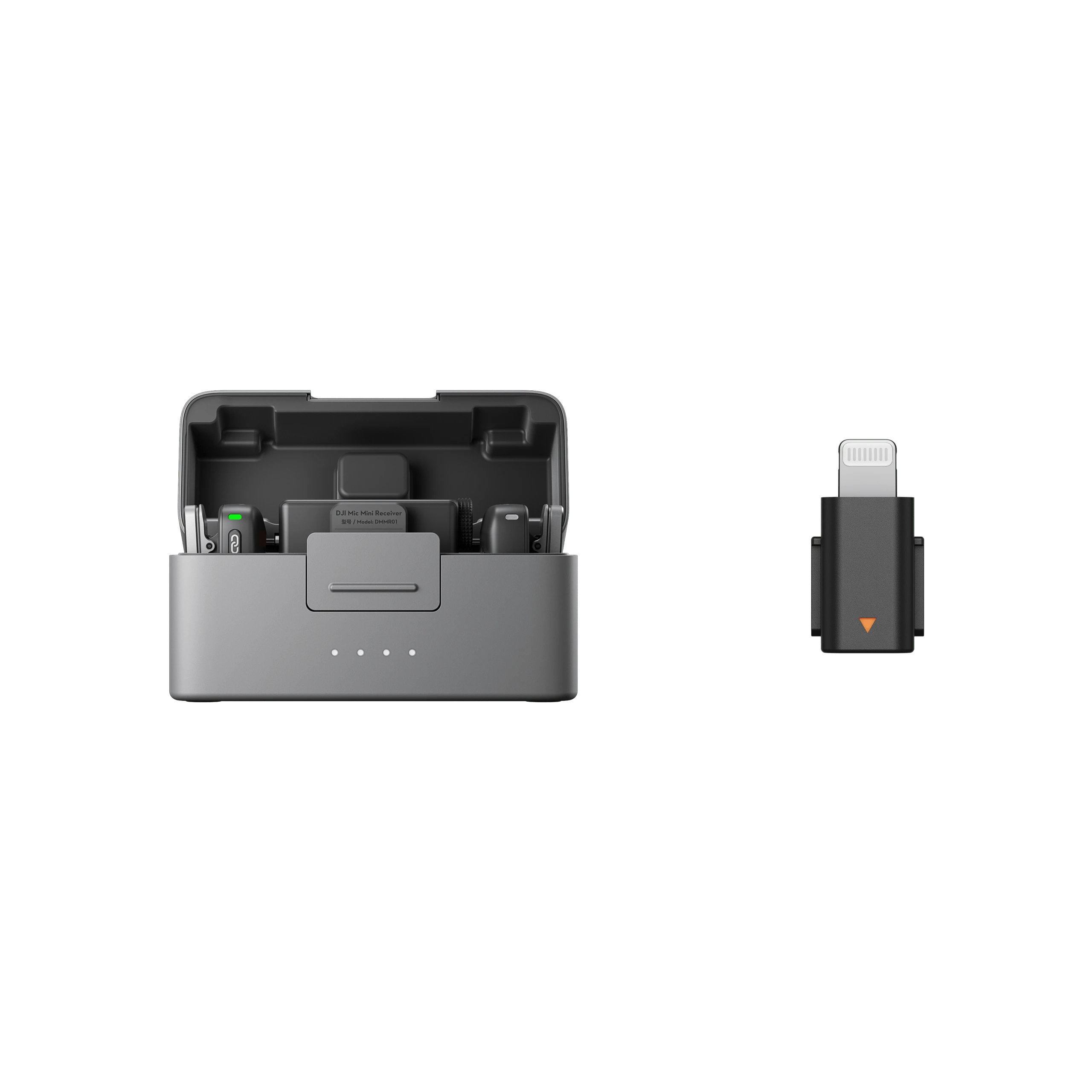 DJI Mic Mini — DJI Mic Mini (2 TX + 1 RX + Charging Case) + Mobile Phone Adapter (Lightning)