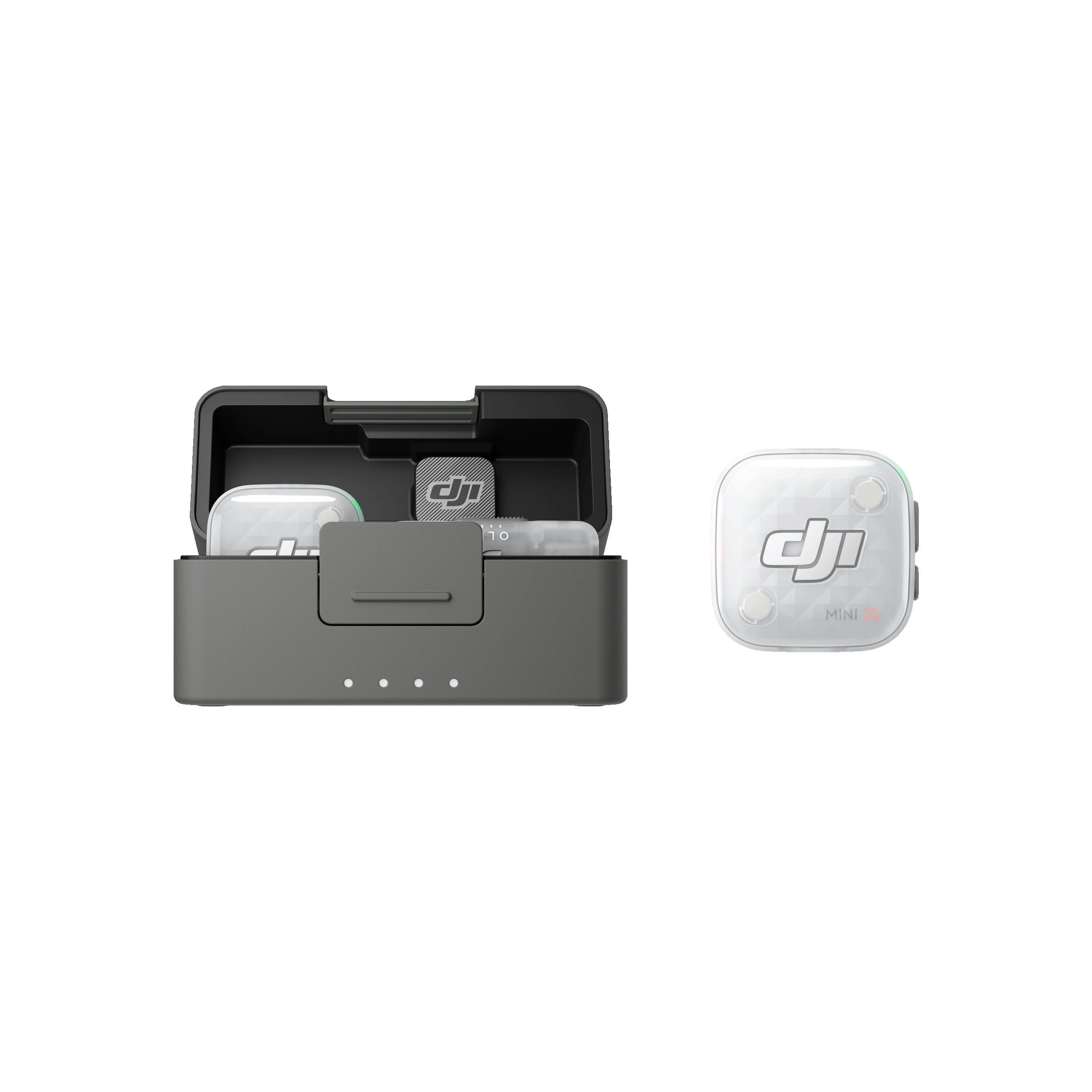 DJI Mic Mini 2S — DJI Mic Mini 2S (2 TX + 1 Mobile RX + Charging Case)