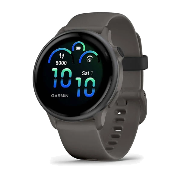 Часы Garmin vivoactive 6 — Slate with Pebble Gray Band