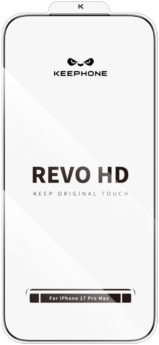 Защитное стекло Keephone · для iPhone 18 Pro Max · Глянцевое — иллюстрация серии/упаковки