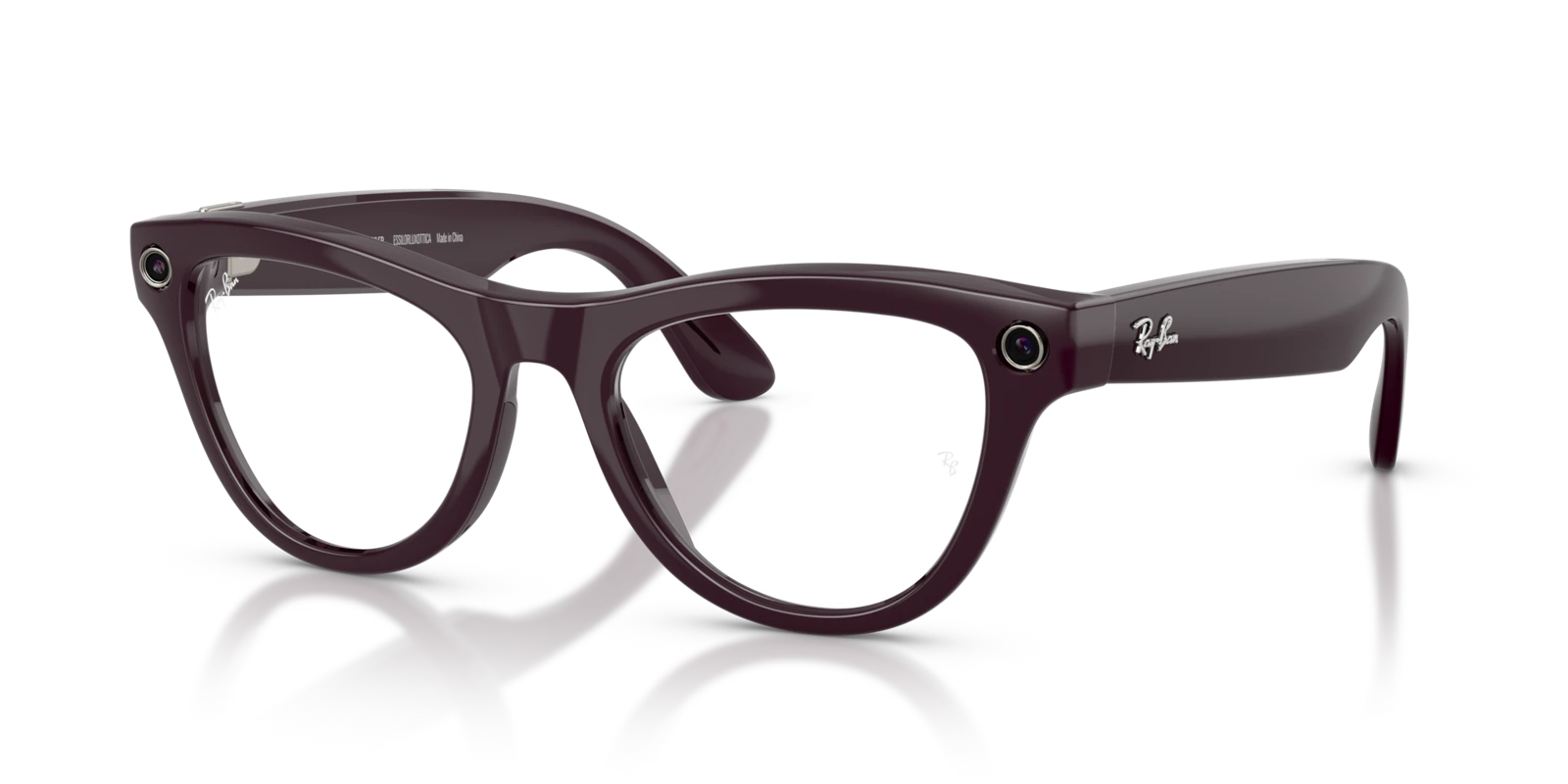 Ray-Ban Meta Skyler Gen 2 — Mystic Violet, Transitions прозрачные / аметистовые — вид под углом